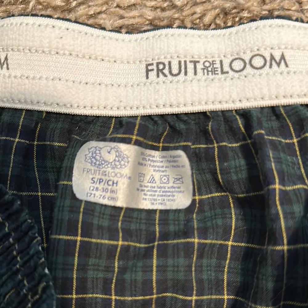 Fruit of the Loom Checkered Sleep Shorts a